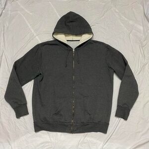 Vintage grey zip up sweater